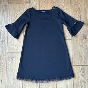 babyGap Black Bell Sleeve and Buttons Dress size 4T